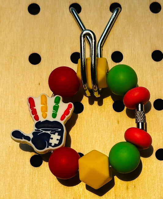 Raise a Hand for Autism Awareness - Handle Charm