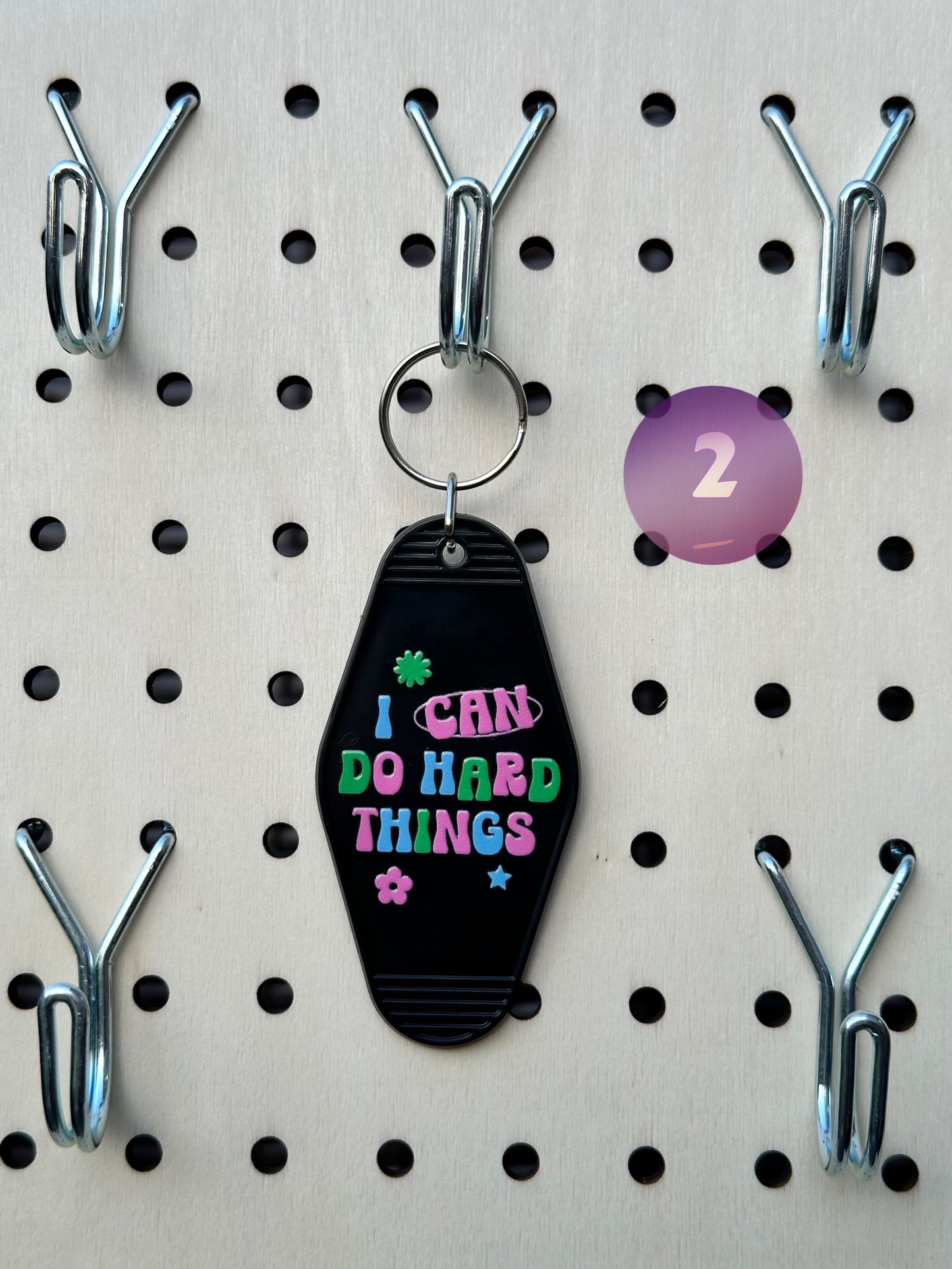 Black Motel Keychains (Multiple Designs)