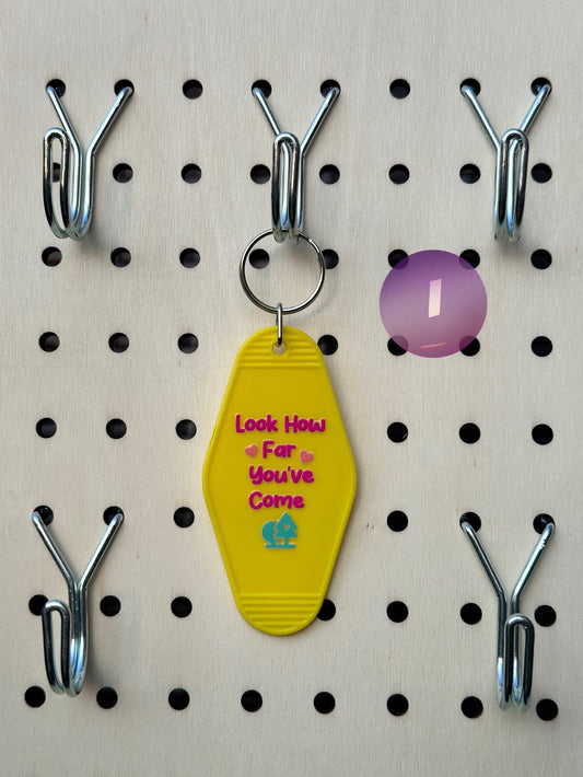 Yellow Motel Keychains (Multiple Designs)