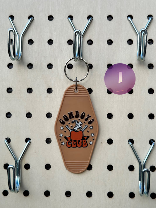 Brown Motel Keychains (Multiple Designs)