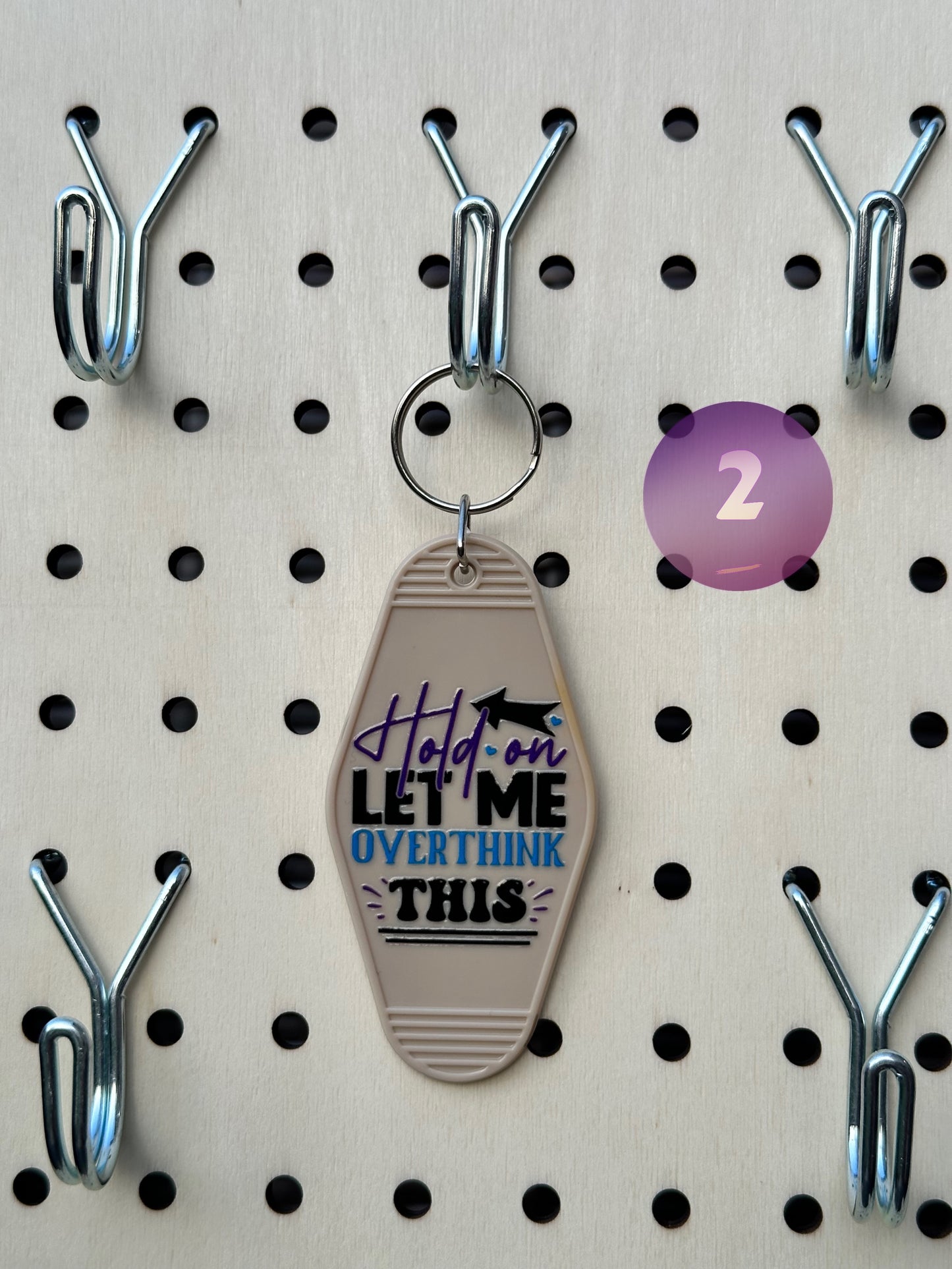 Beige Motel Keychains (Multiple Designs)