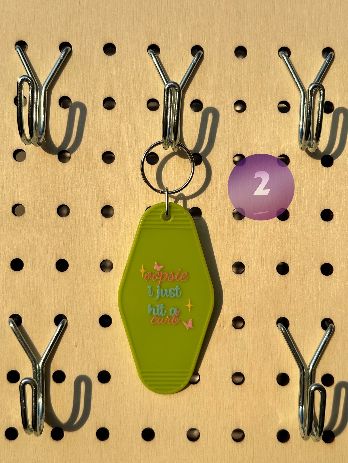 Green Motel Keychains (Multiple Designs)