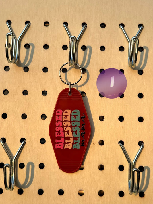 Red Motel Keychains (Multiple Designs)