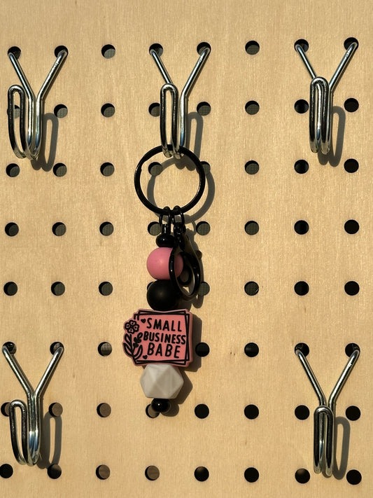 “Small Business Babe” - Mini Keychain