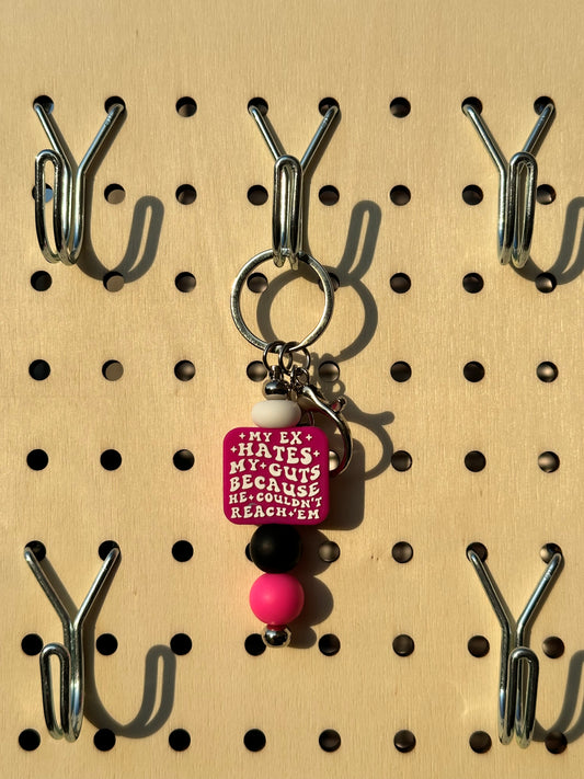 EXPLICIT “My Ex Hates My Guts” - Mini Keychain