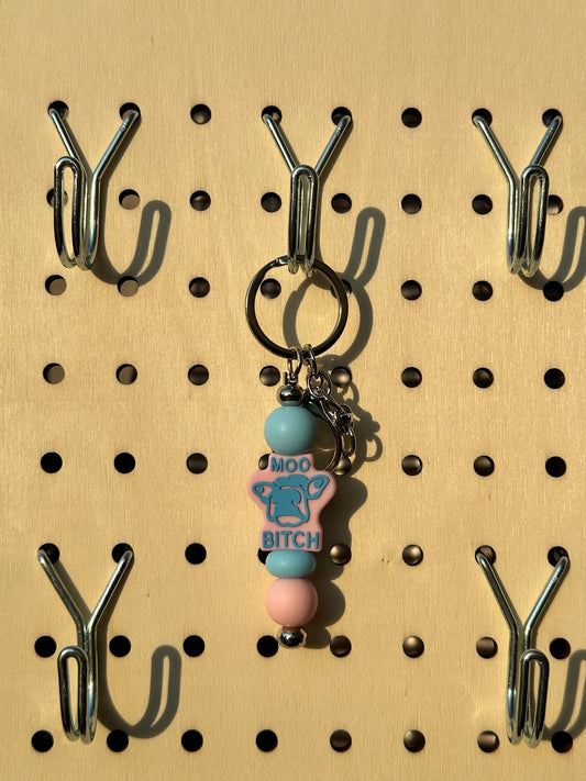“MOO B*TCH” - Mini Keychain